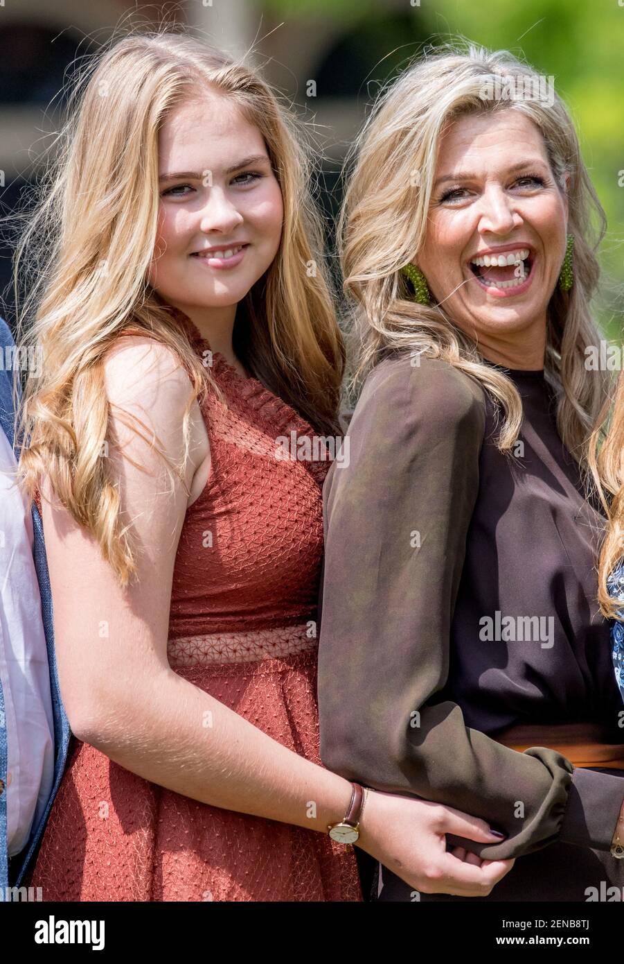 Queen Maxima and Princess Amalia during the annual summer photo session ...