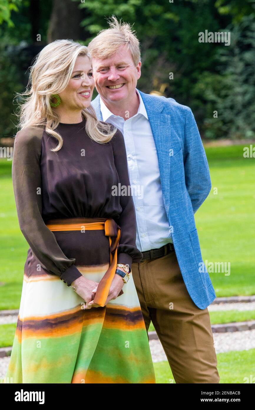 King Willem-Alexander and Queen Maxima during the annual summer photo ...