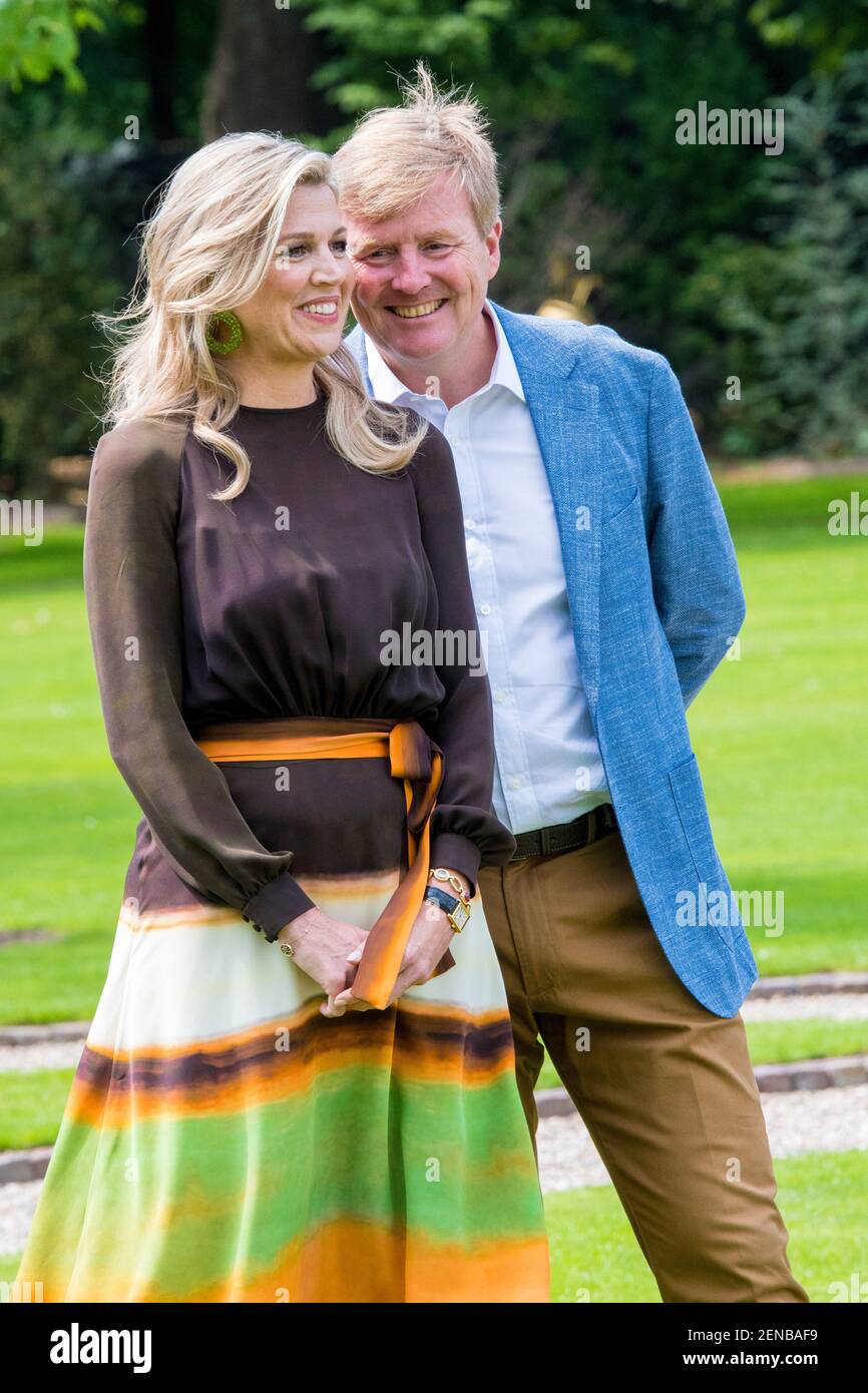 King Willem-Alexander and Queen Maxima during the annual summer photo ...