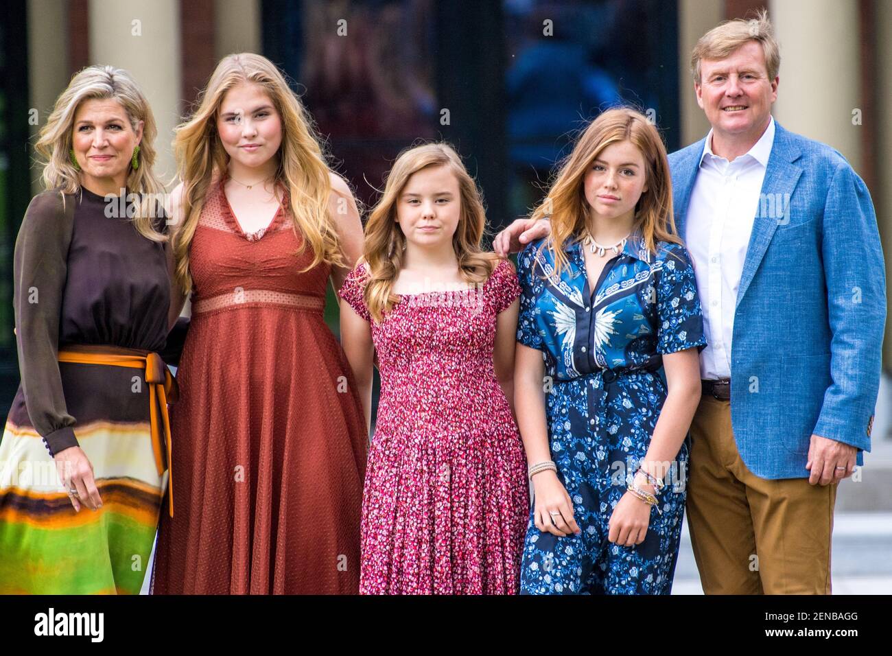 King Willem-Alexander and Queen Maxima with their daughters Princess ...