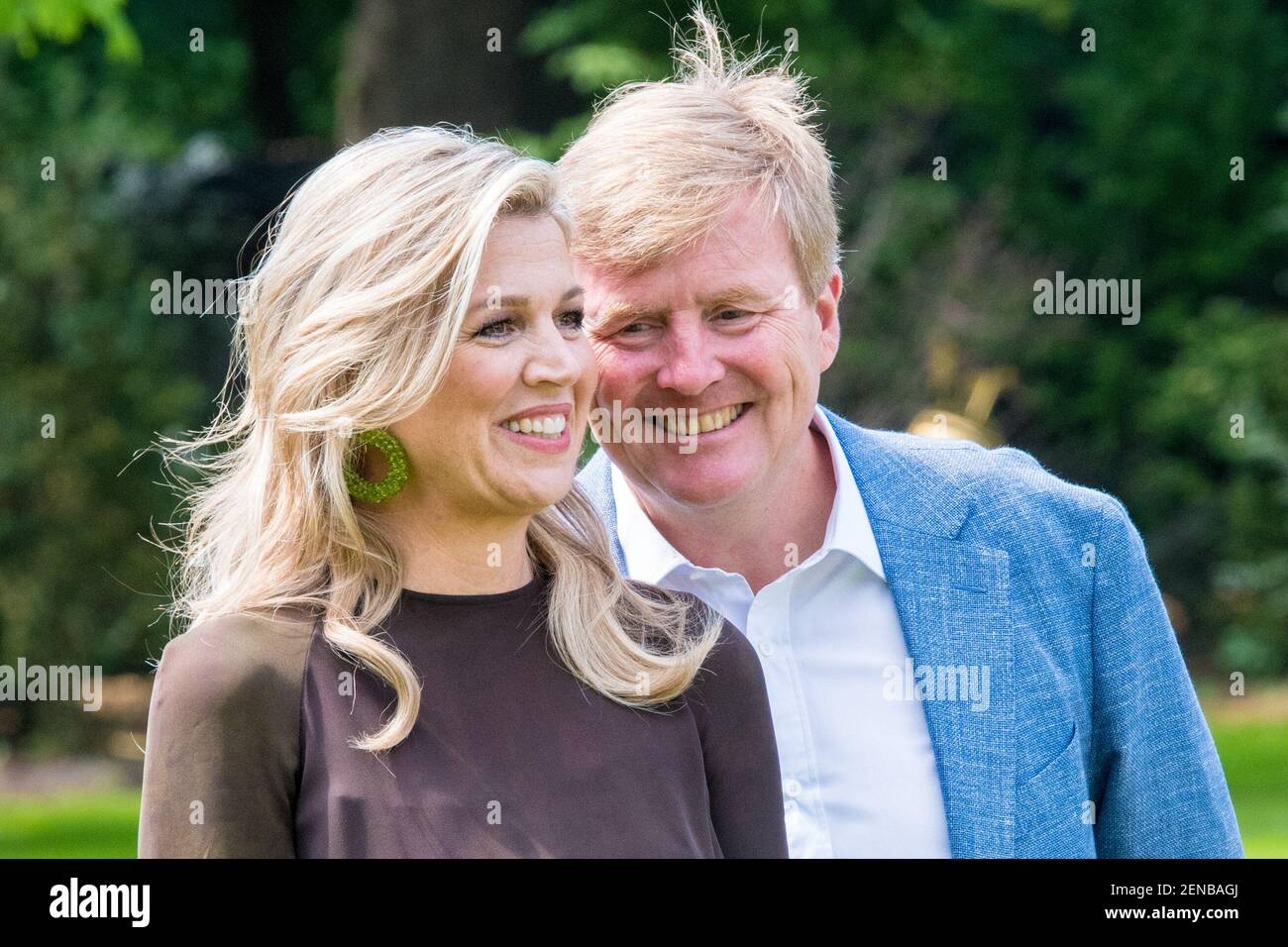 King Willem-Alexander and Queen Maxima during the annual summer photo ...