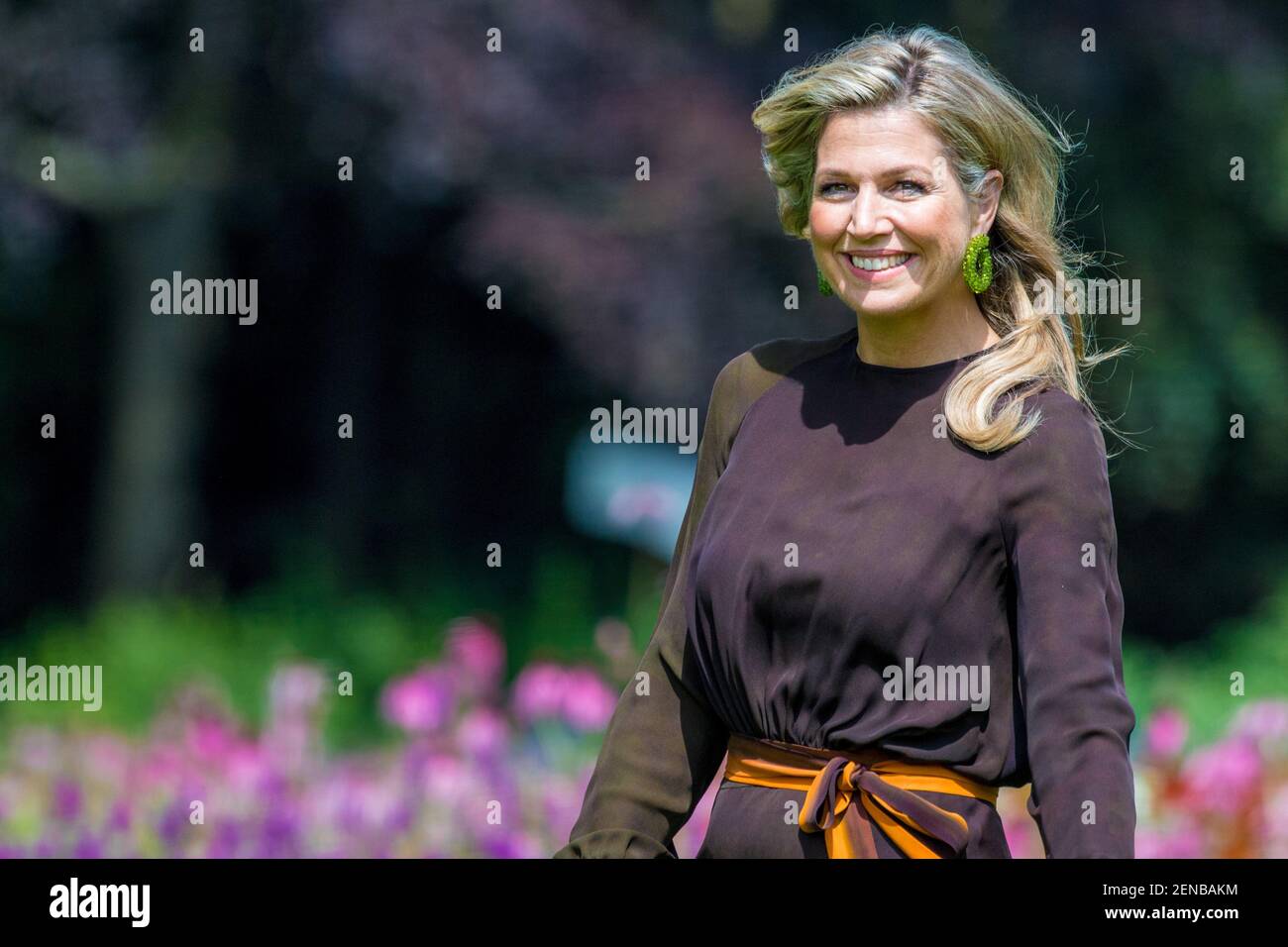 Queen Maxima during the annual summer photo session of 2019 a?t Huis ...