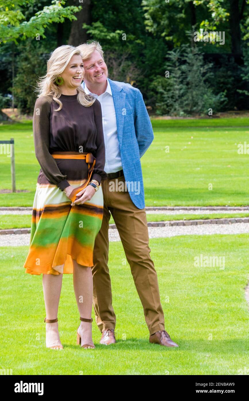 King Willem-Alexander and Queen Maxima during the annual summer photo ...