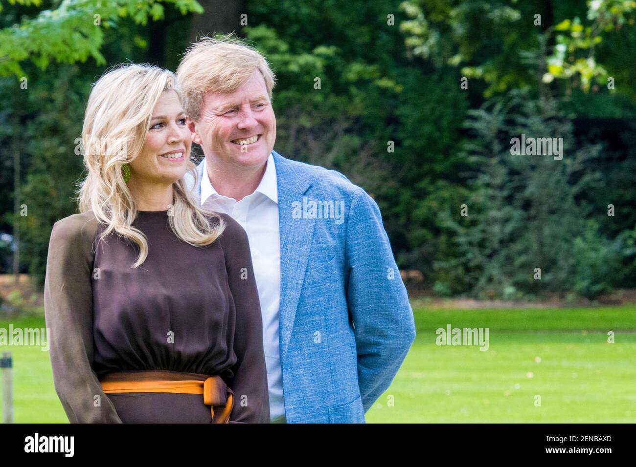King Willem-Alexander and Queen Maxima during the annual summer photo ...