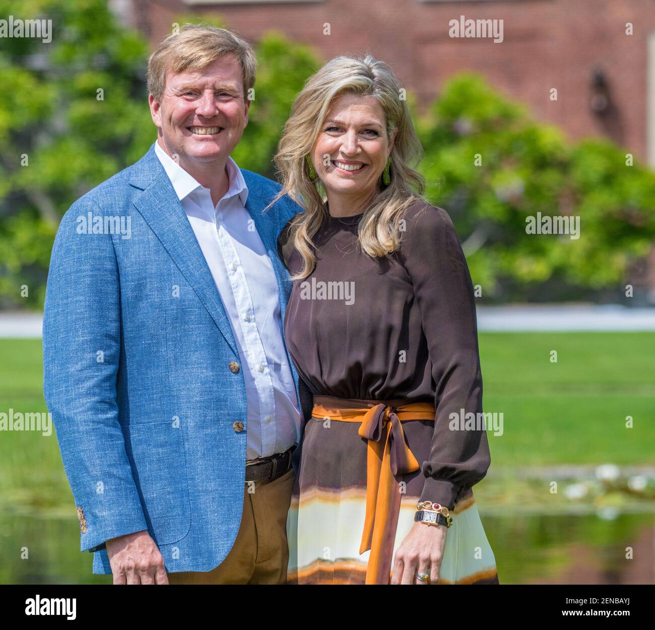 King Willem-Alexander and Queen Maxima during the annual summer photo ...