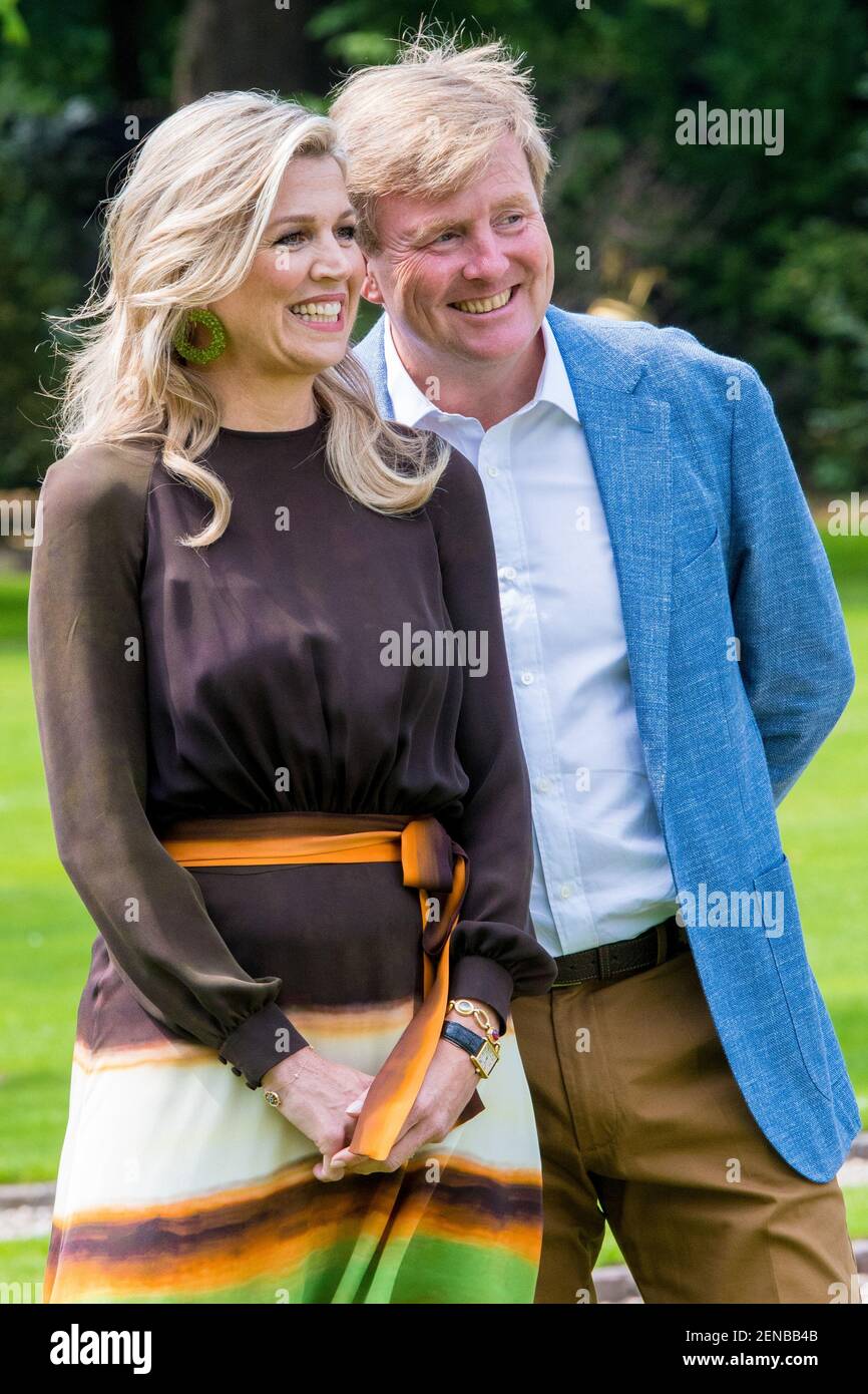 King Willem-Alexander and Queen Maxima during the annual summer photo ...