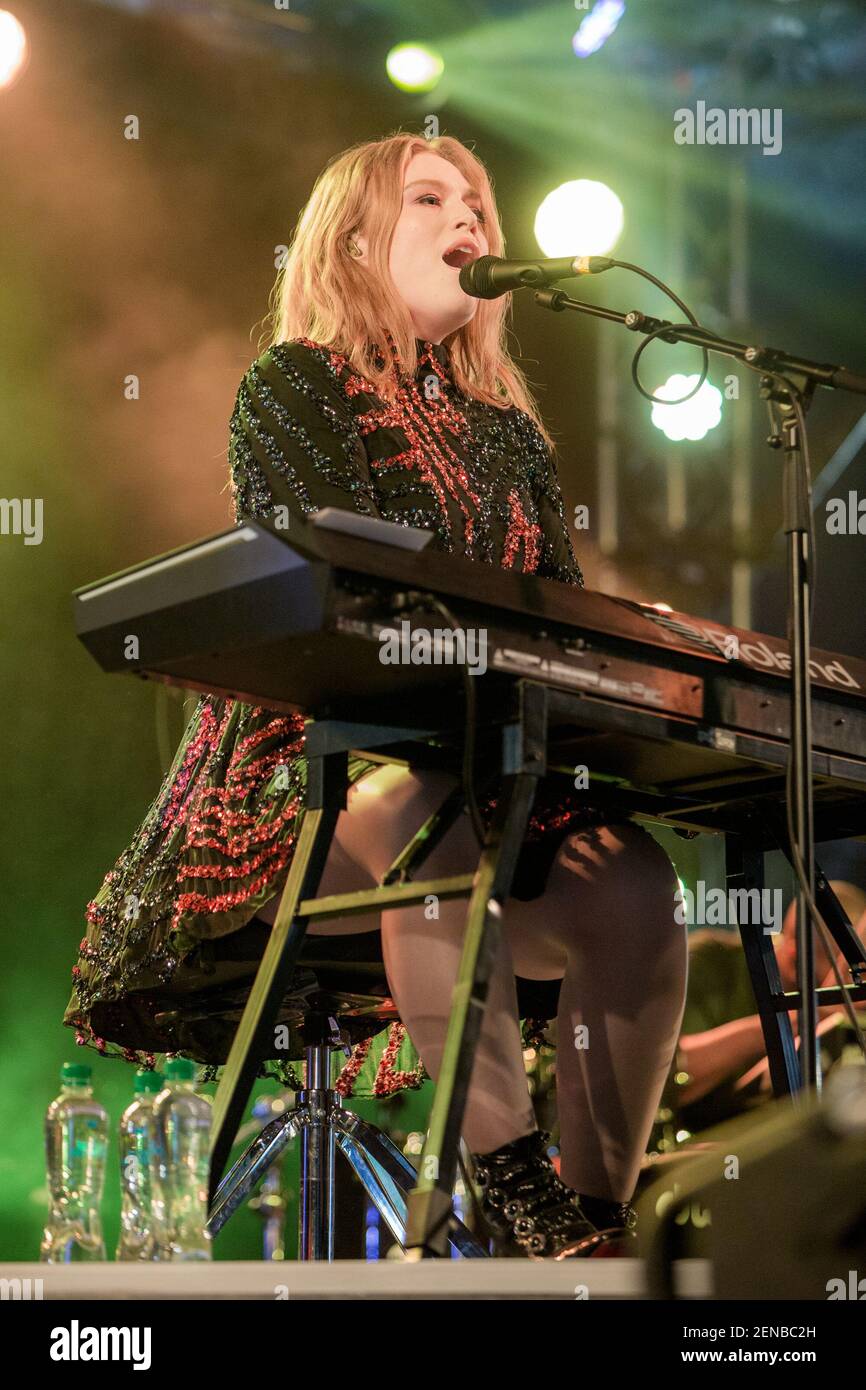 English singer/songwriter Freya Ridings performs at the Henham Park ...