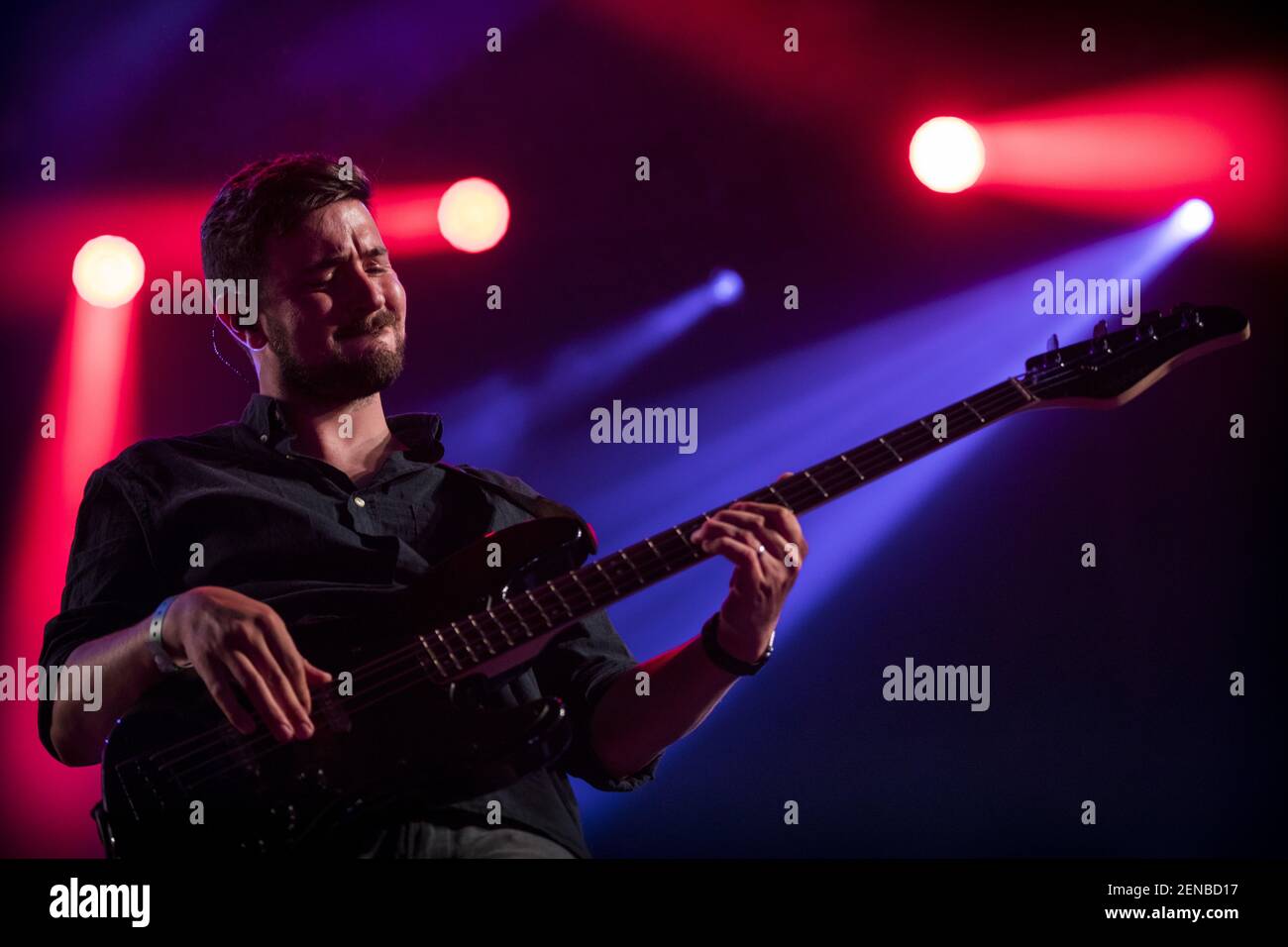 Jason Boland of Kodaline rock band performs live on stage during a Meo