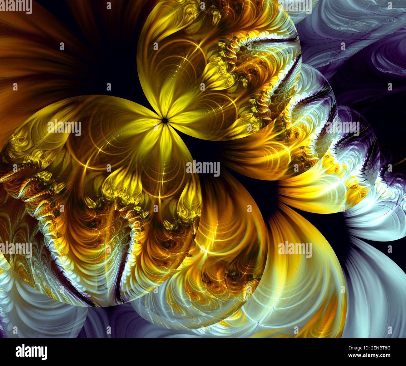Computer generated fractal artwork for creative art,design and ...