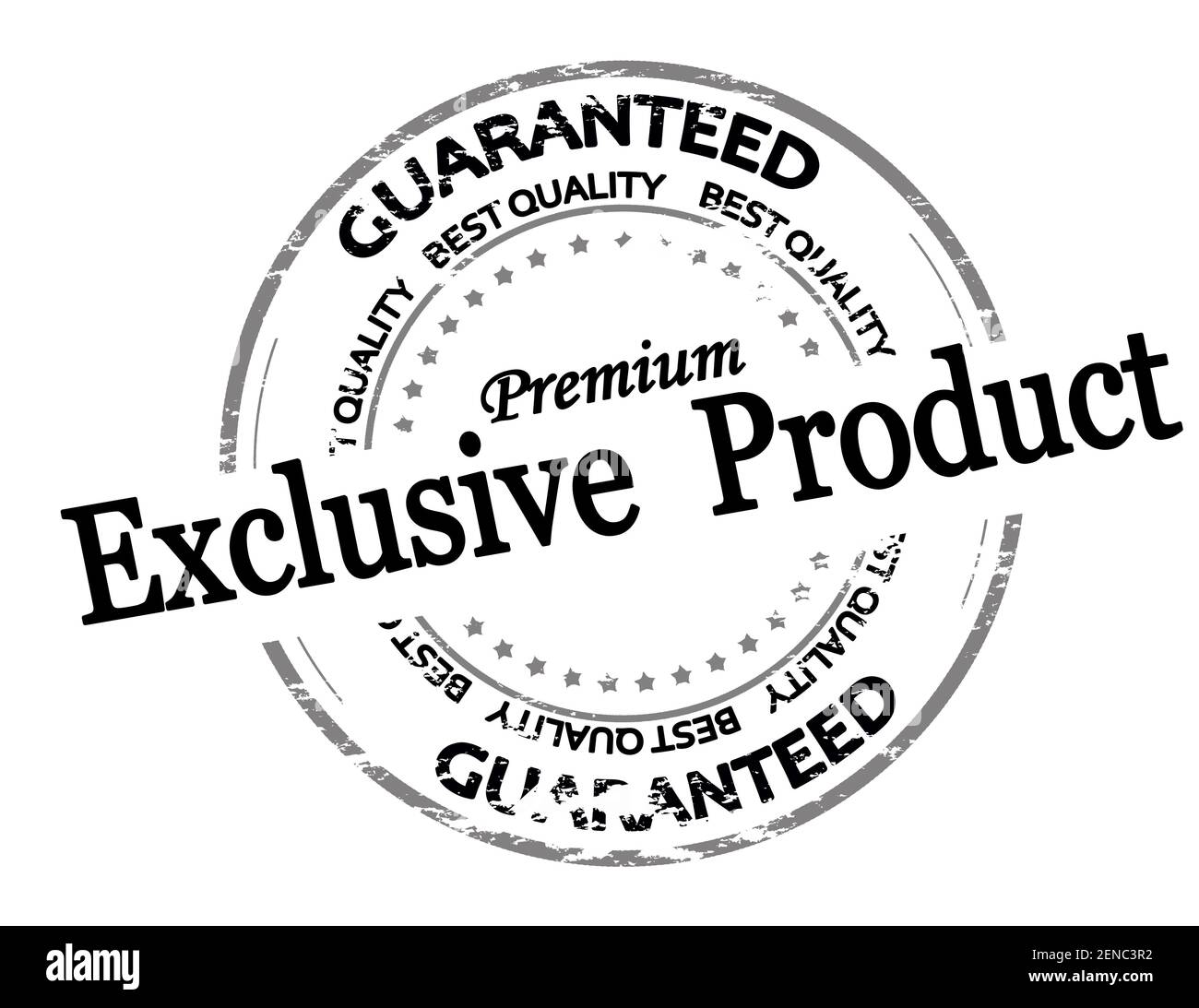 Rubber stamp with text exclusive product inside, vector illustration Stock Photo