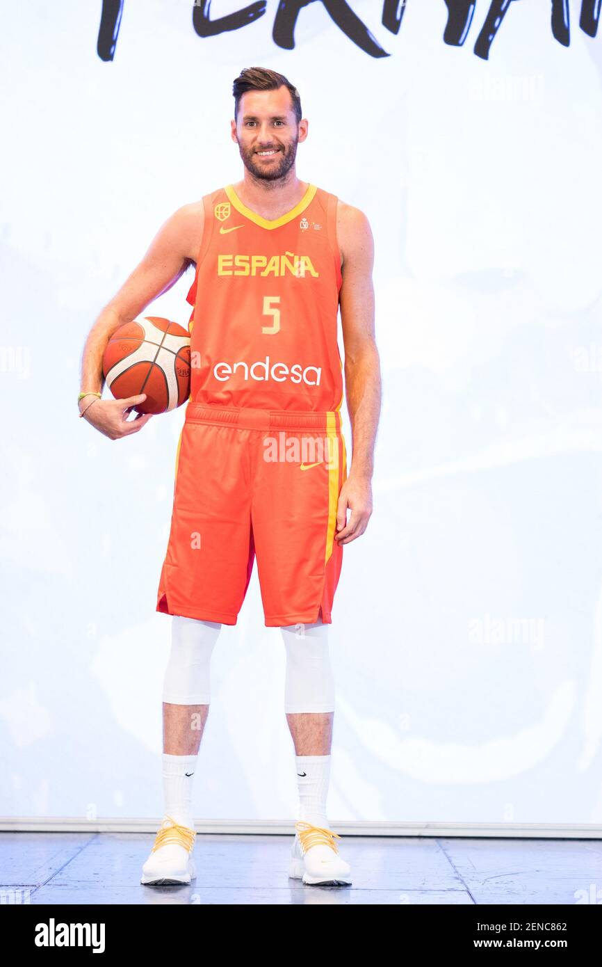 Player Rudy Fernandez during the official presentation of Spanish National  Team of Basketball on July 24, 2019 in Madrid, Spain. (Photo by  ALTERPHOTOS/Francis Gonzalez/Sipa USA Stock Photo - Alamy