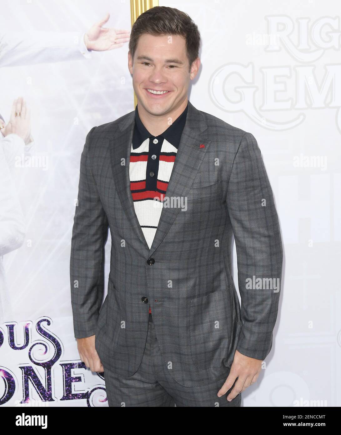 Adam DeVine arrives at the HBO Series THE RIGHTEOUS GEMSTONES Los
