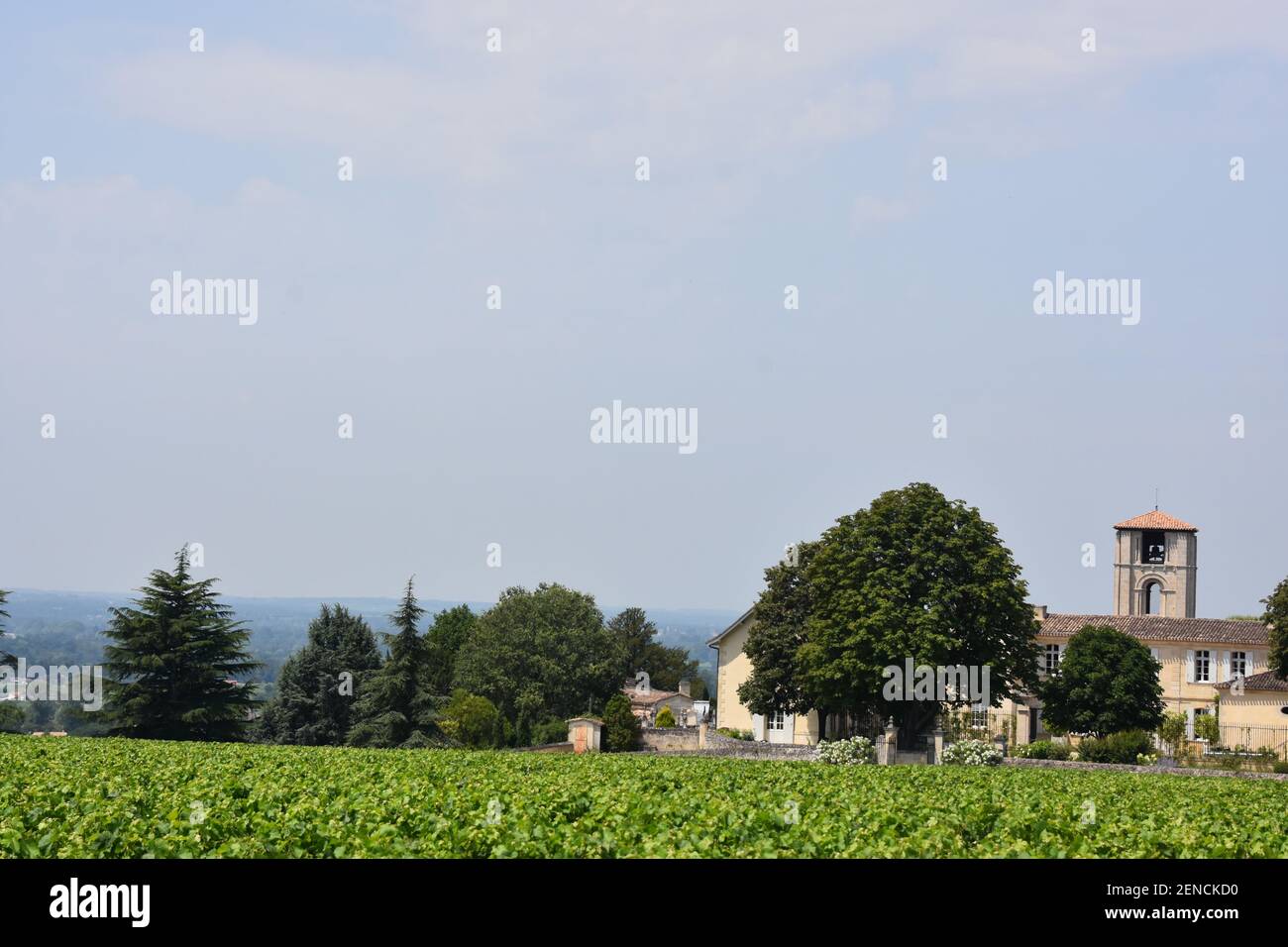 Wine country – Saint Emillon, France Stock Photo