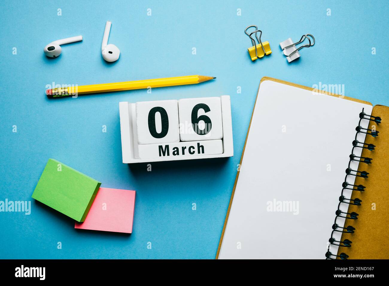 6 sixth day of Spring month calendar march Stock Photo Alamy 6 sixth day of Spring month calendar march Stock Photo Alamy