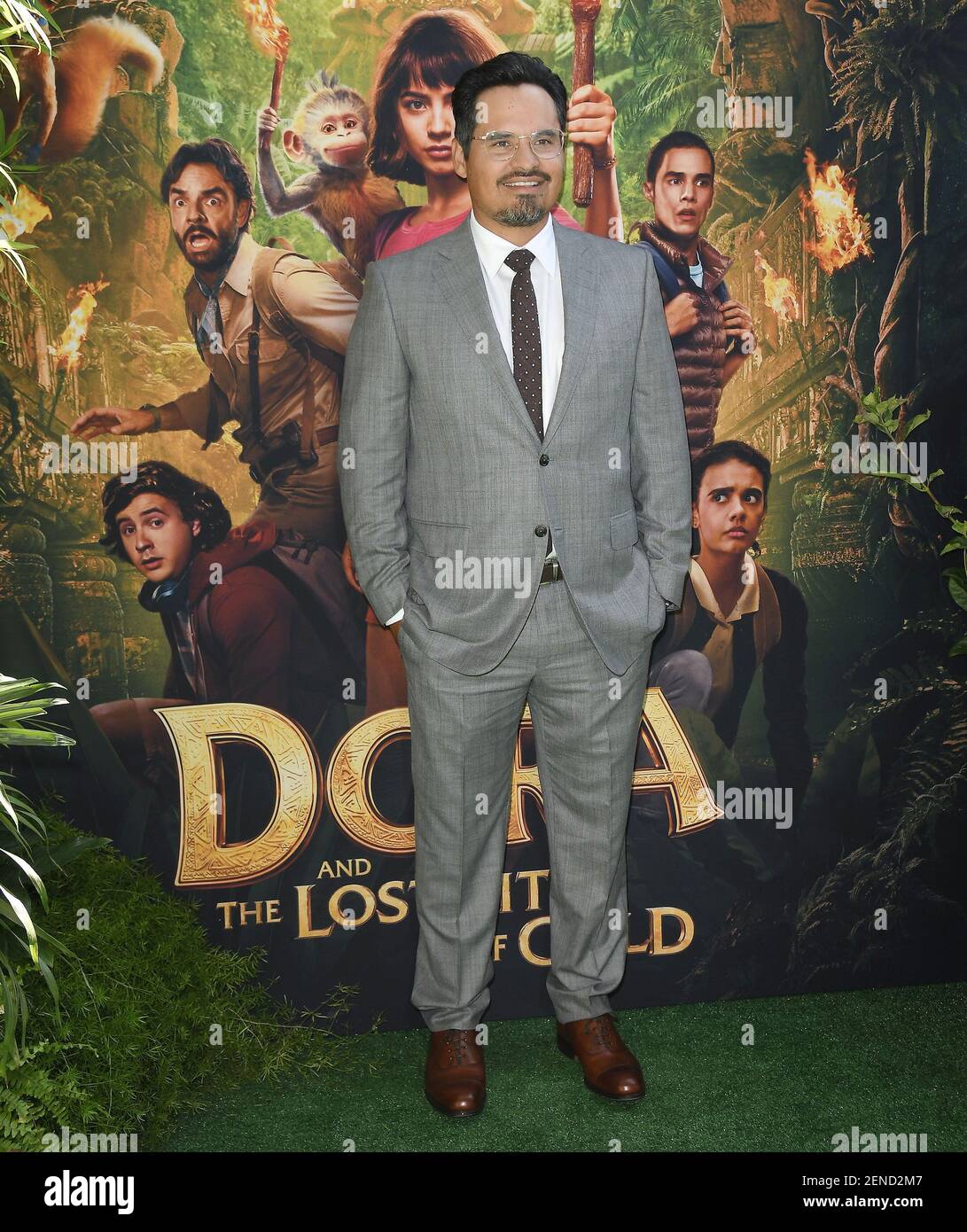 Michael Pena arrives at the Paramount Pictures' DORA AND THE LOST CITY ...