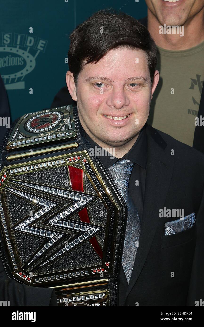 Zack Gottsagen attends the LA Special Screening Of Roadside Attractions