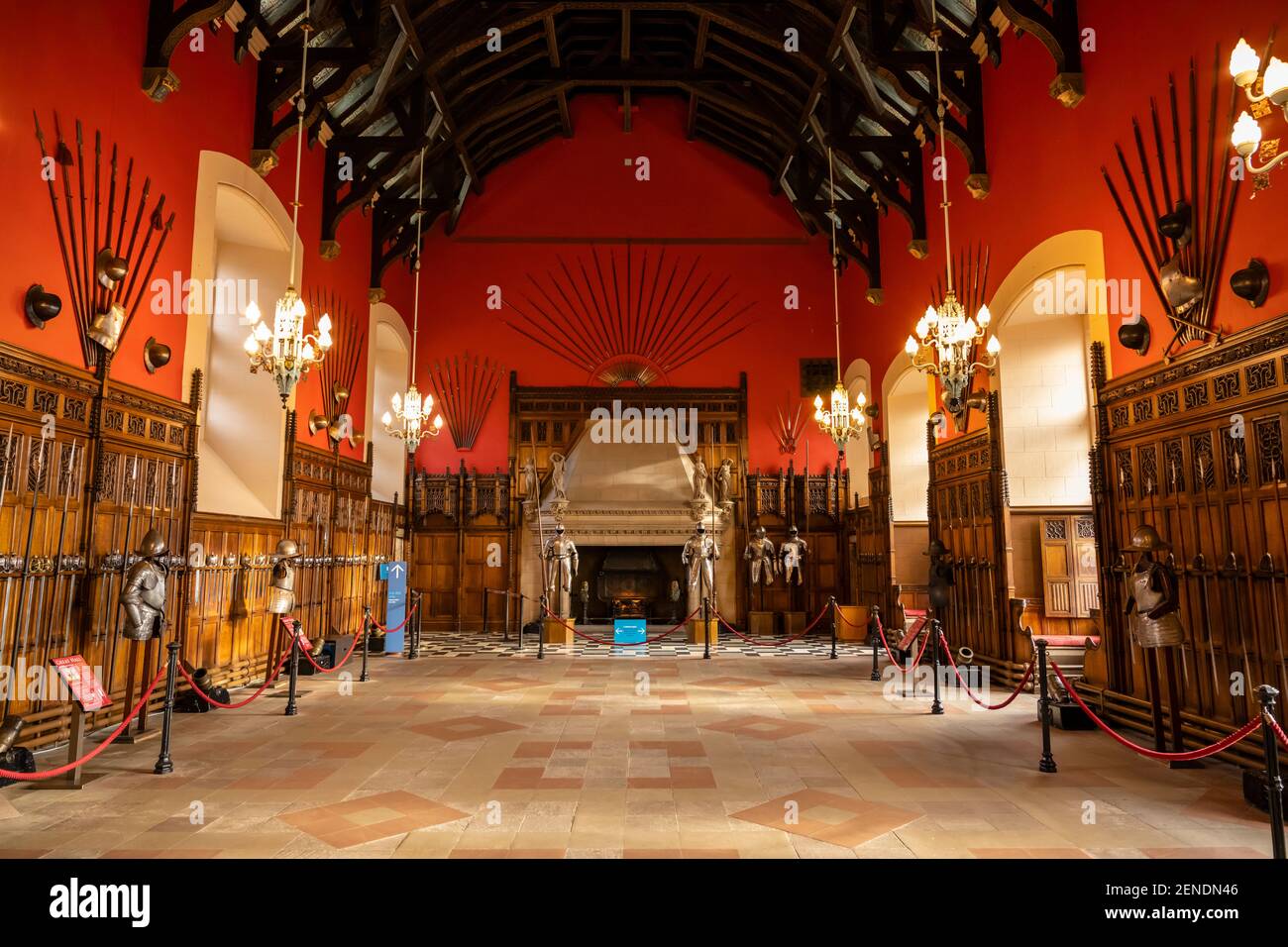 The Great Hall at Edinburgh Castle, Edinburgh, Scotland, UK Stock Photo