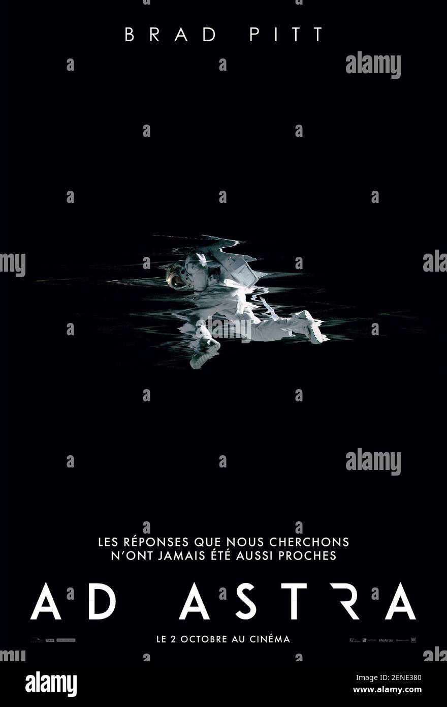 Ad Astra Year 2019 Usa Director James Gray French Poster Stock