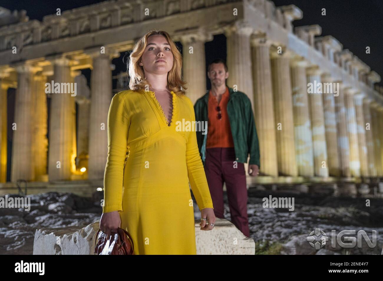 The Little Drummer Girl Mini Series Year 2018 UK USA Episode 1 Director Chan wook Park Alexander Skarsgard Florence Pugh Stock Photo Alamy