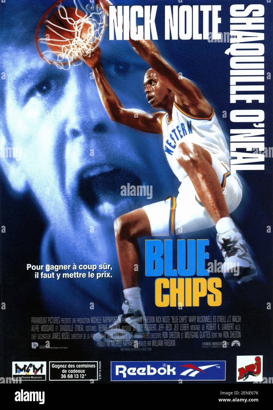 94 Blue Chips Nick Nolte Shaquille O'Neal x4 Book Cover Promo Shaq