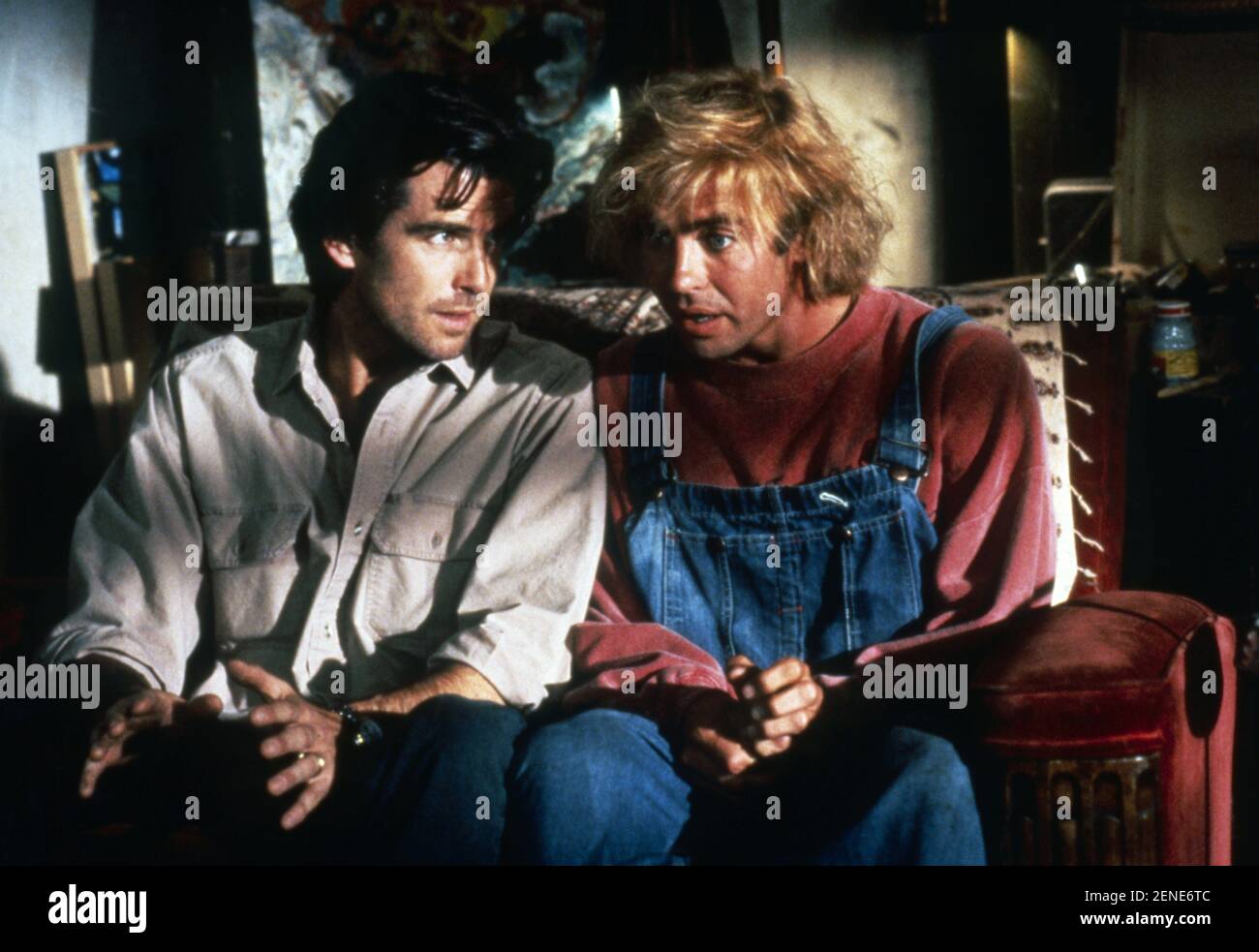 The Lawnmower Man Year 1992 USA / UK Director Brett Leonard Pierce Brosnan, Jeff Fahey Stock