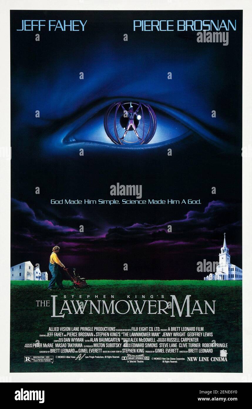The Lawnmower Man Year 1992 USA / UK Director Brett Leonard Pierce Brosnan, Jeff Fahey