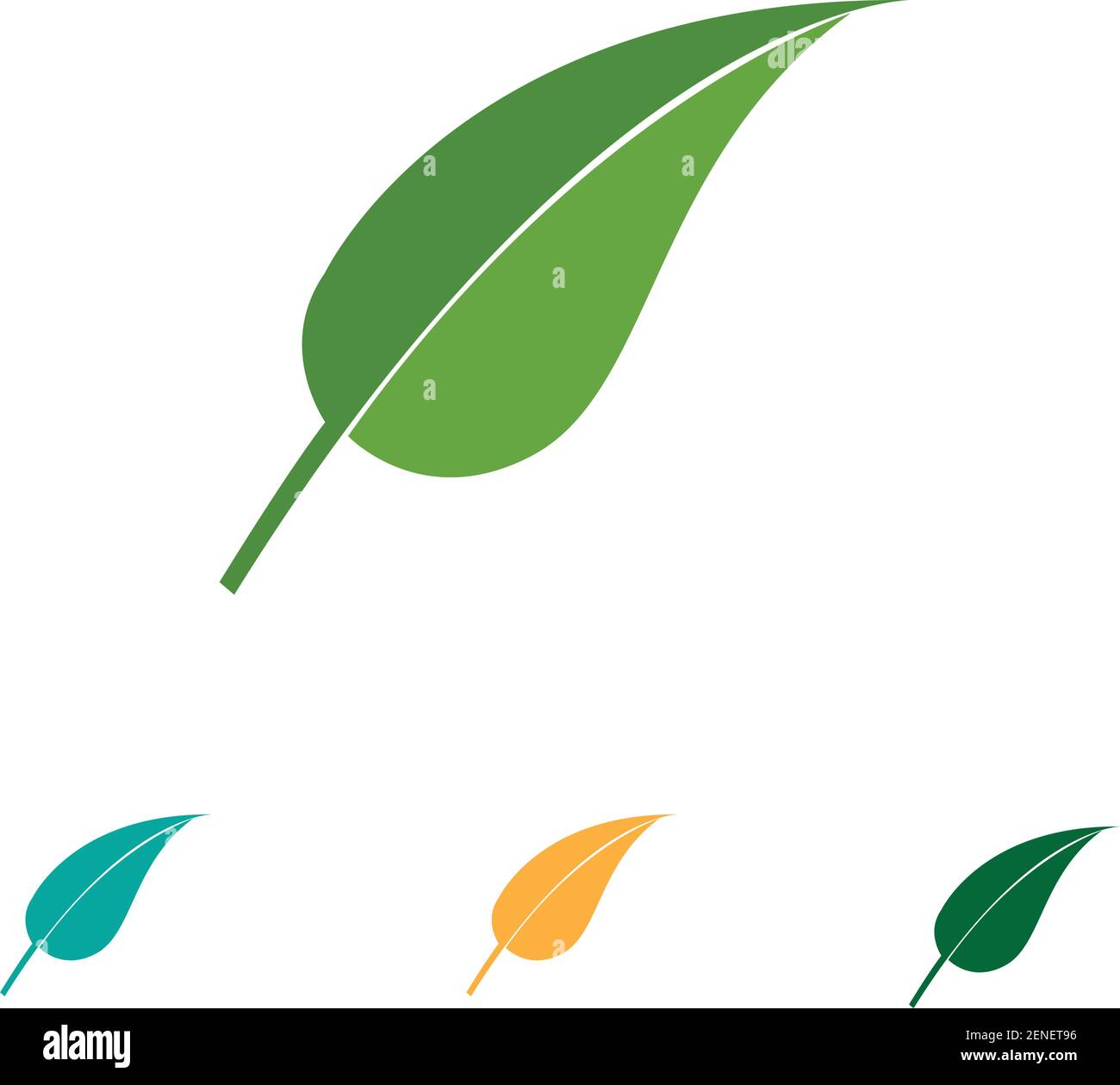 Logos of green Tree leaf ecology nature element vector Stock Vector ...