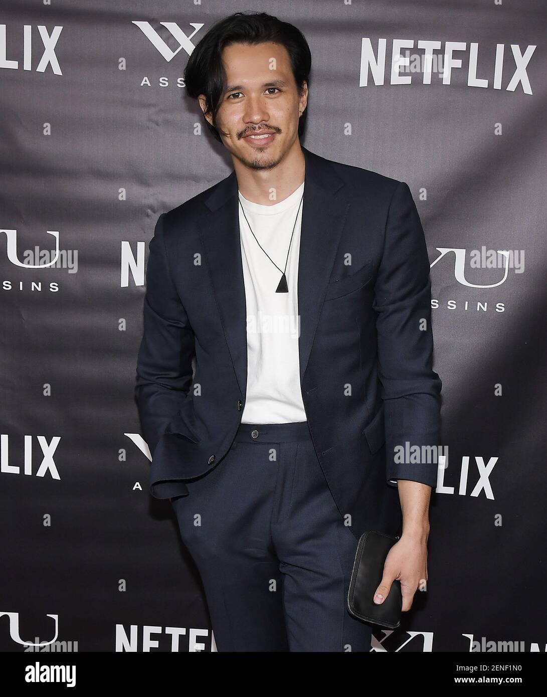 Alexander Hodge arrives at Netflix's WU ASSASSINS Premiere Party held