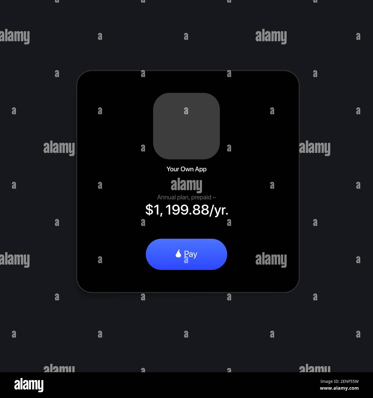 App Payment Template UI Interface. Vector illustration Stock Vector ...