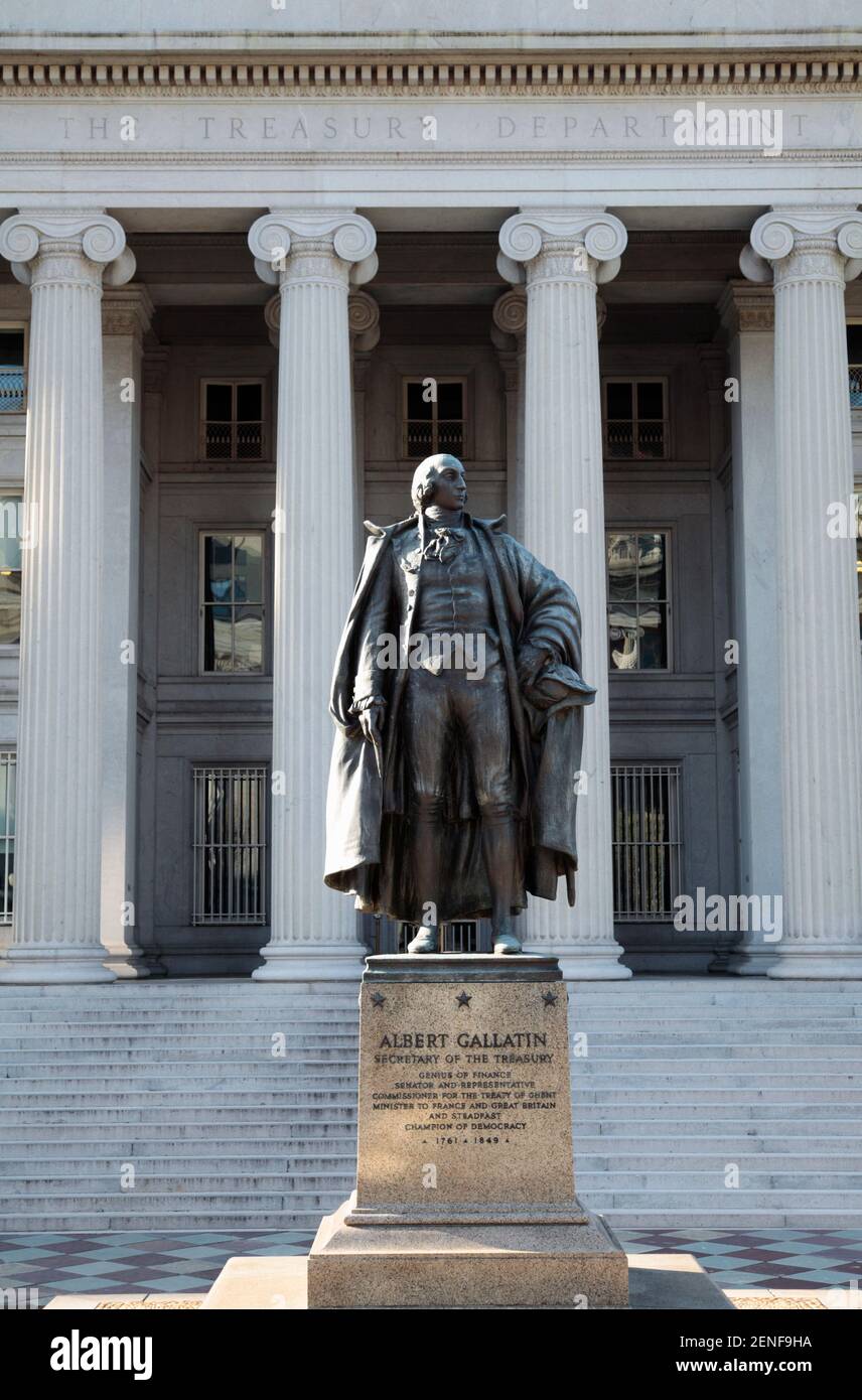 Treasury Building, Washington, USA Stock Photo