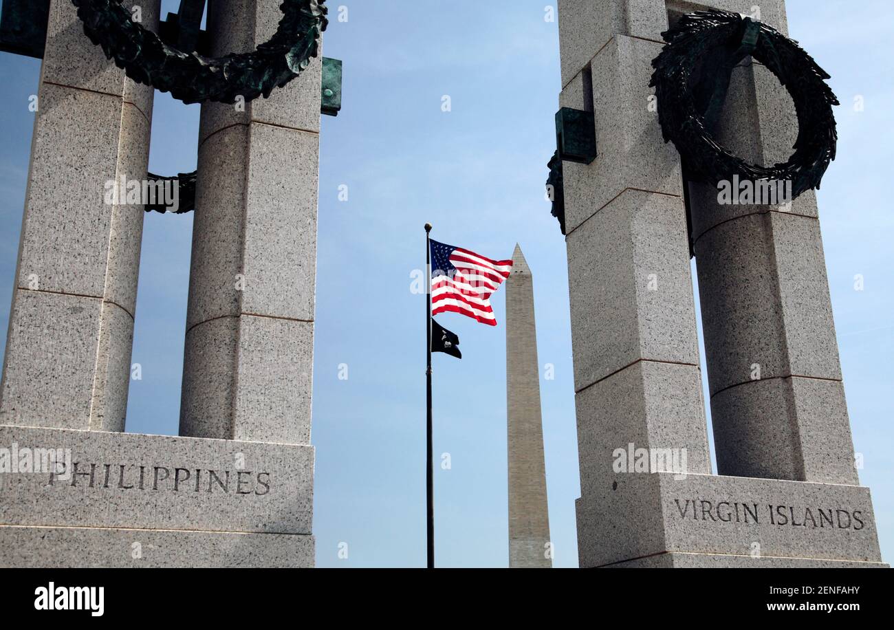 World War II Memorial, Washington, USA Stock Photo