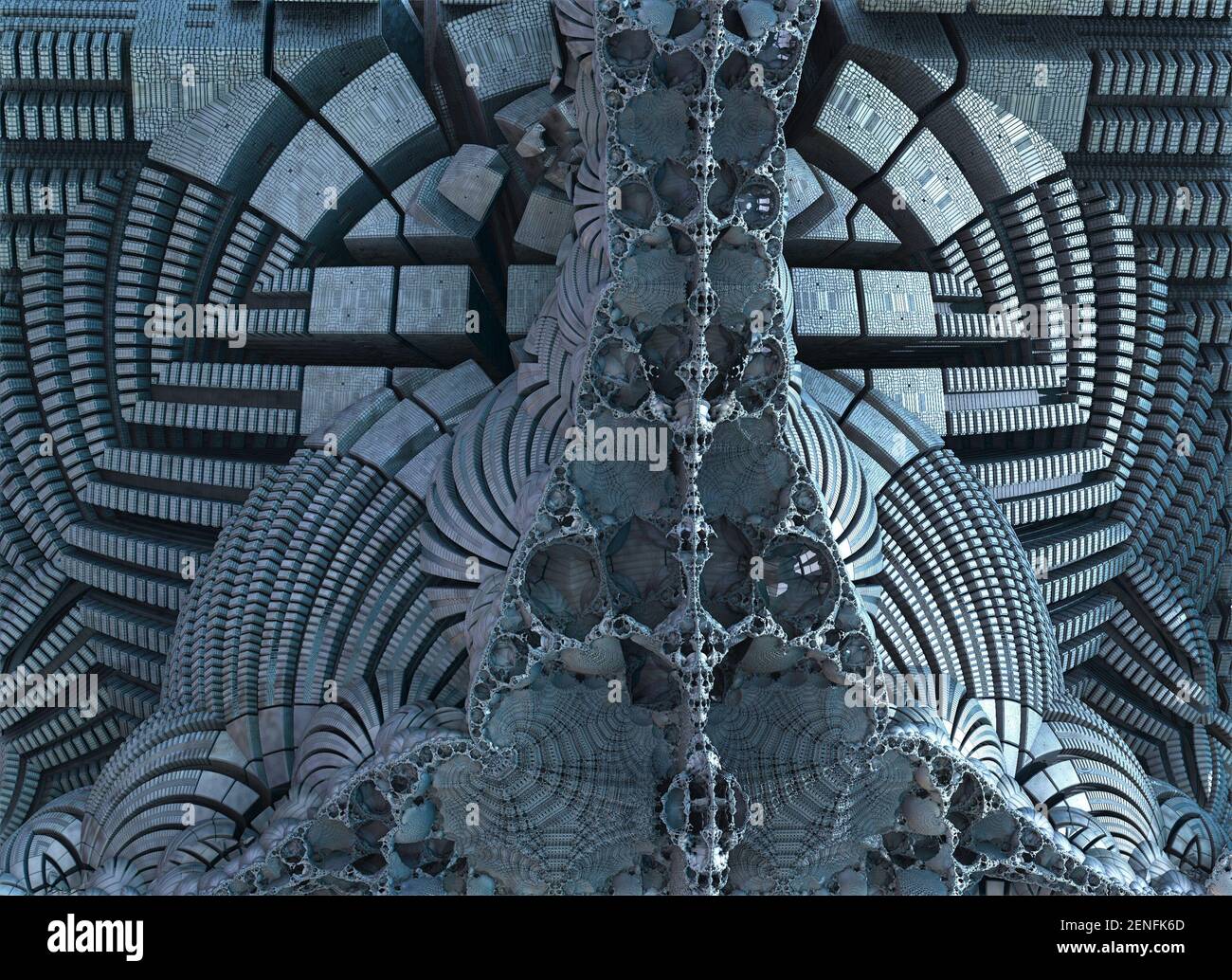 Computer rendered virtual scenery for art and entertainment Stock Photo ...