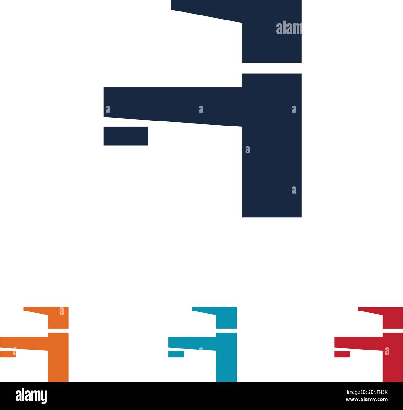 Faucets icons,Water tap icon. Vector illustration design Stock Vector