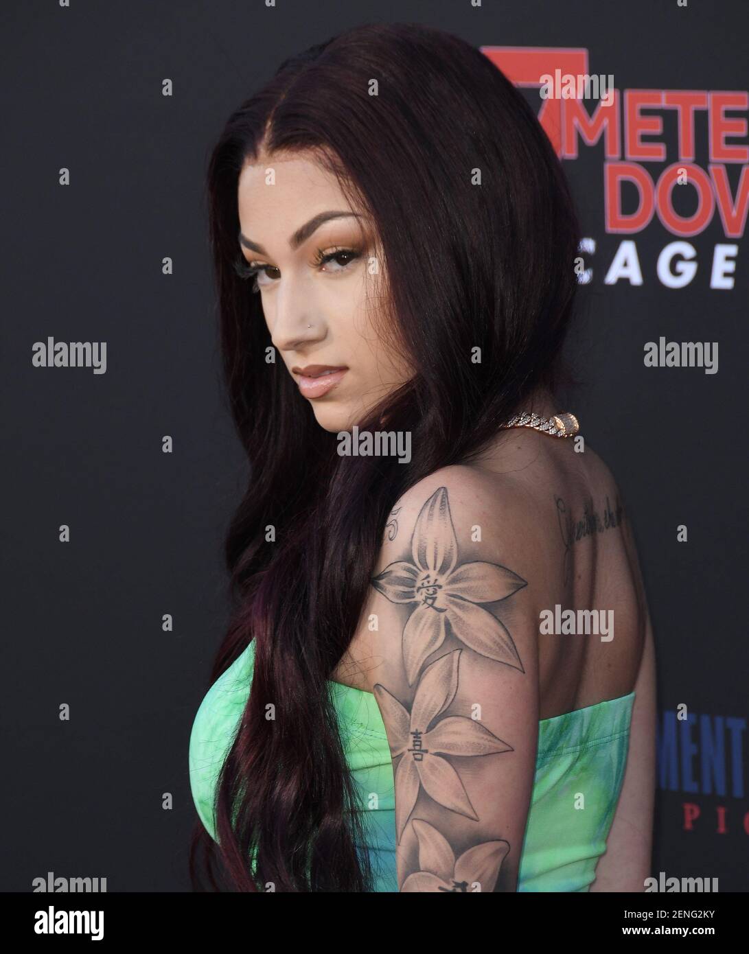 Danielle Bregoli arrives at the 47 METERS DOWN UNCAGED Premiere held at ...