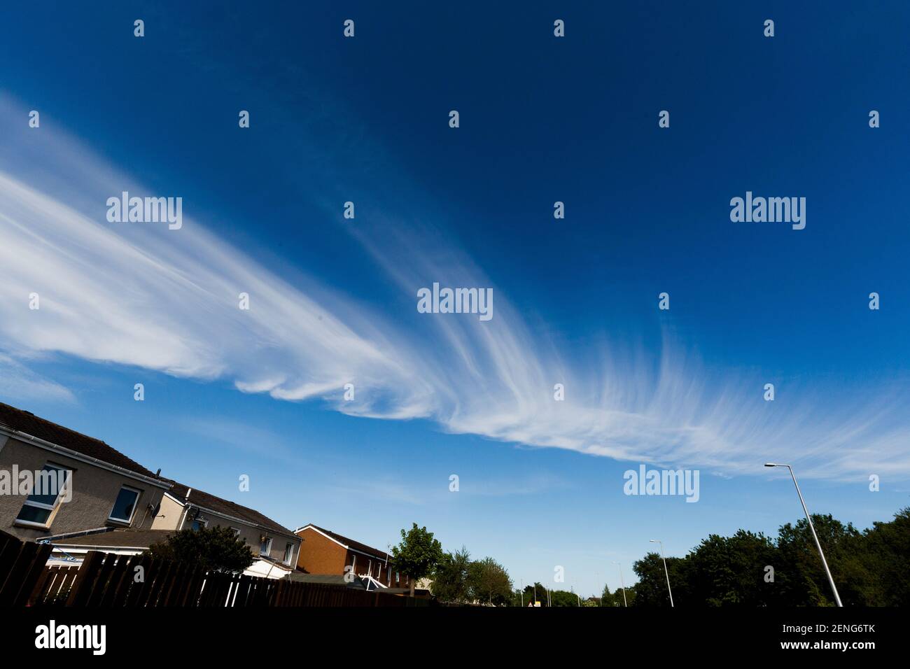 cloud formations. scotland UK Stock Photo