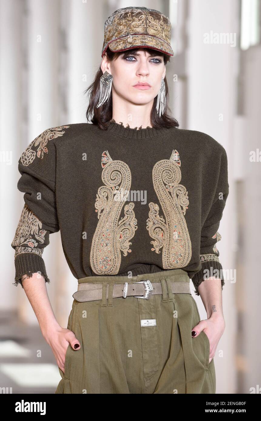 2/26/2021 - Milan Fashion Week, Woman Fall Winter. 2021 2022 Milan ...
