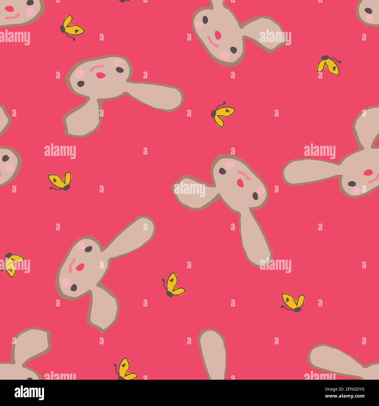Young hares and rabbits Stock Vector Images - Alamy