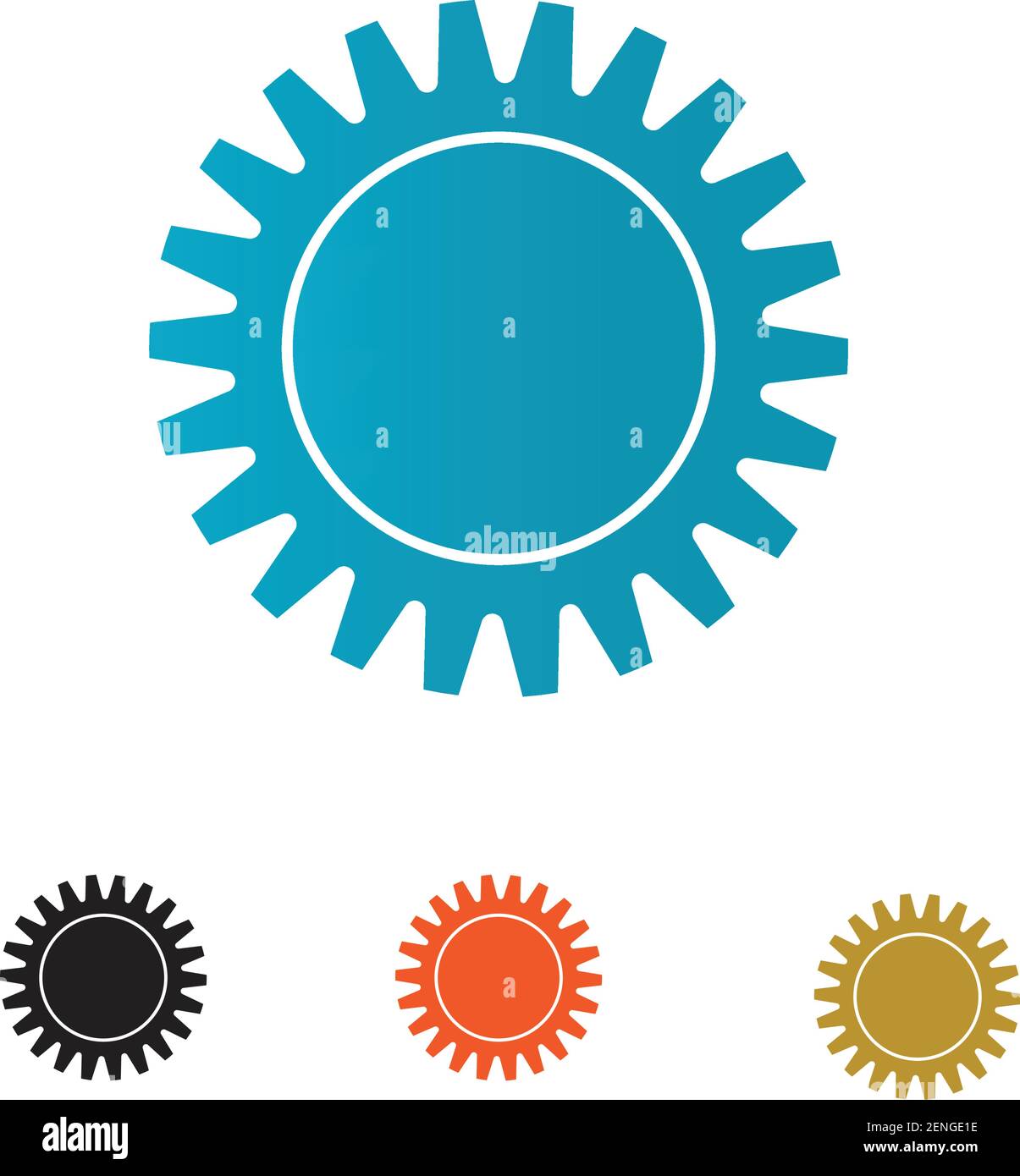 Gear Logo Template vector icon illustration design Stock Vector Image ...