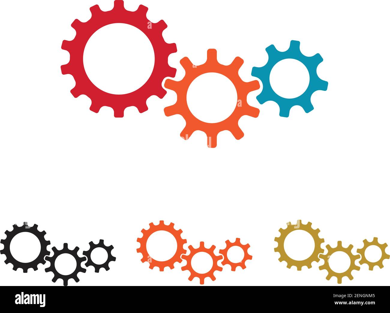Gear Logo Template vector icon illustration design Stock Vector Image ...