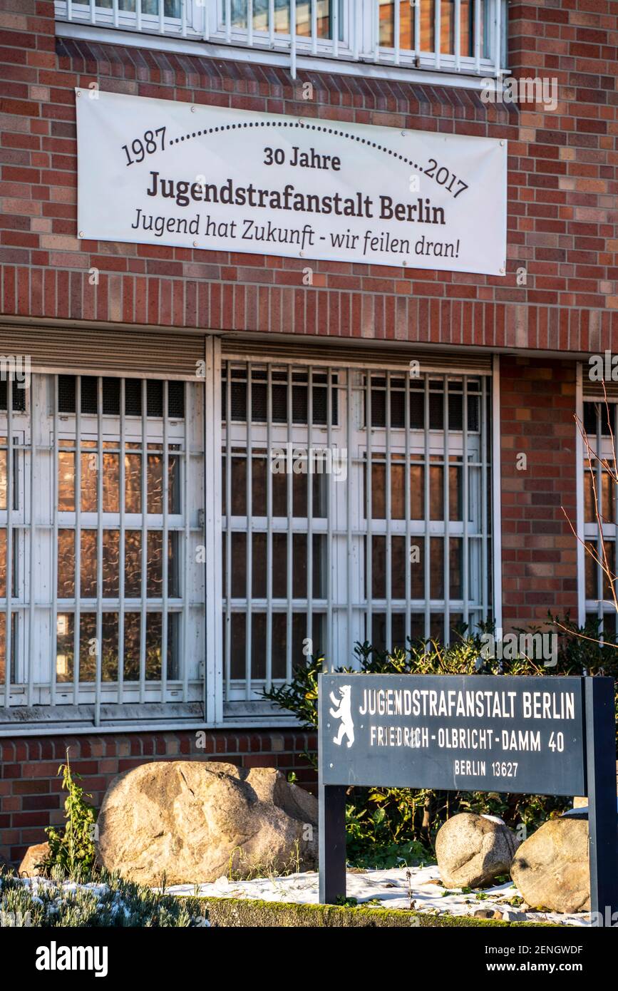 JVA Ploetzensee, Justizvollzugsanstalt, Jugendstrafanstalt Berlin, Berlin-Ploetzensee, Berlin ,  Deutschland, Europa Stock Photo
