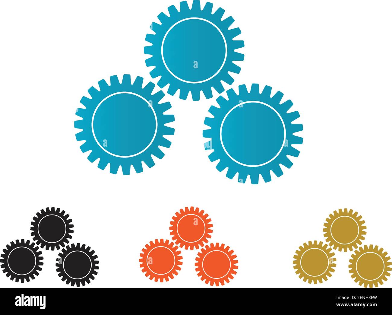 Gear Logo Template vector icon illustration design Stock Vector Image ...