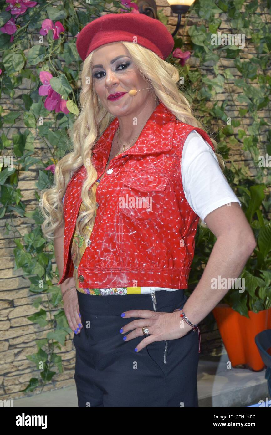 Roxana Castellanos poses for photos during the launching of the Tv ...