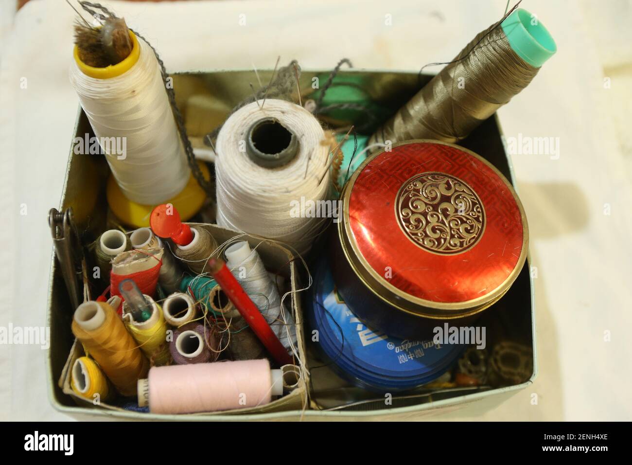 Tools used to restore old plush toys by 72yearold Chinese retiree Zhu