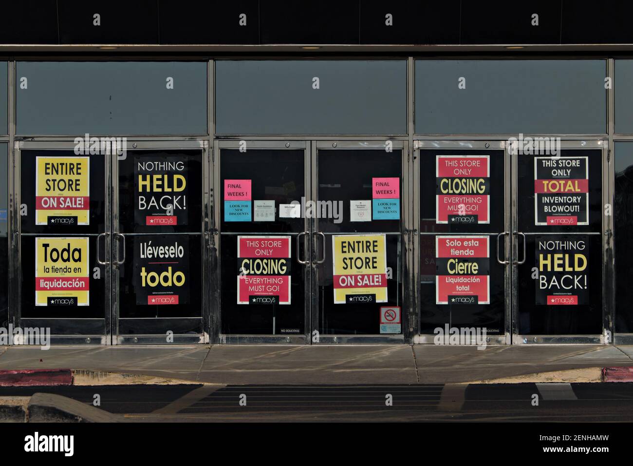 Phoenix, Arizona, USA. 25th Feb, 2021. The Macy's department store at