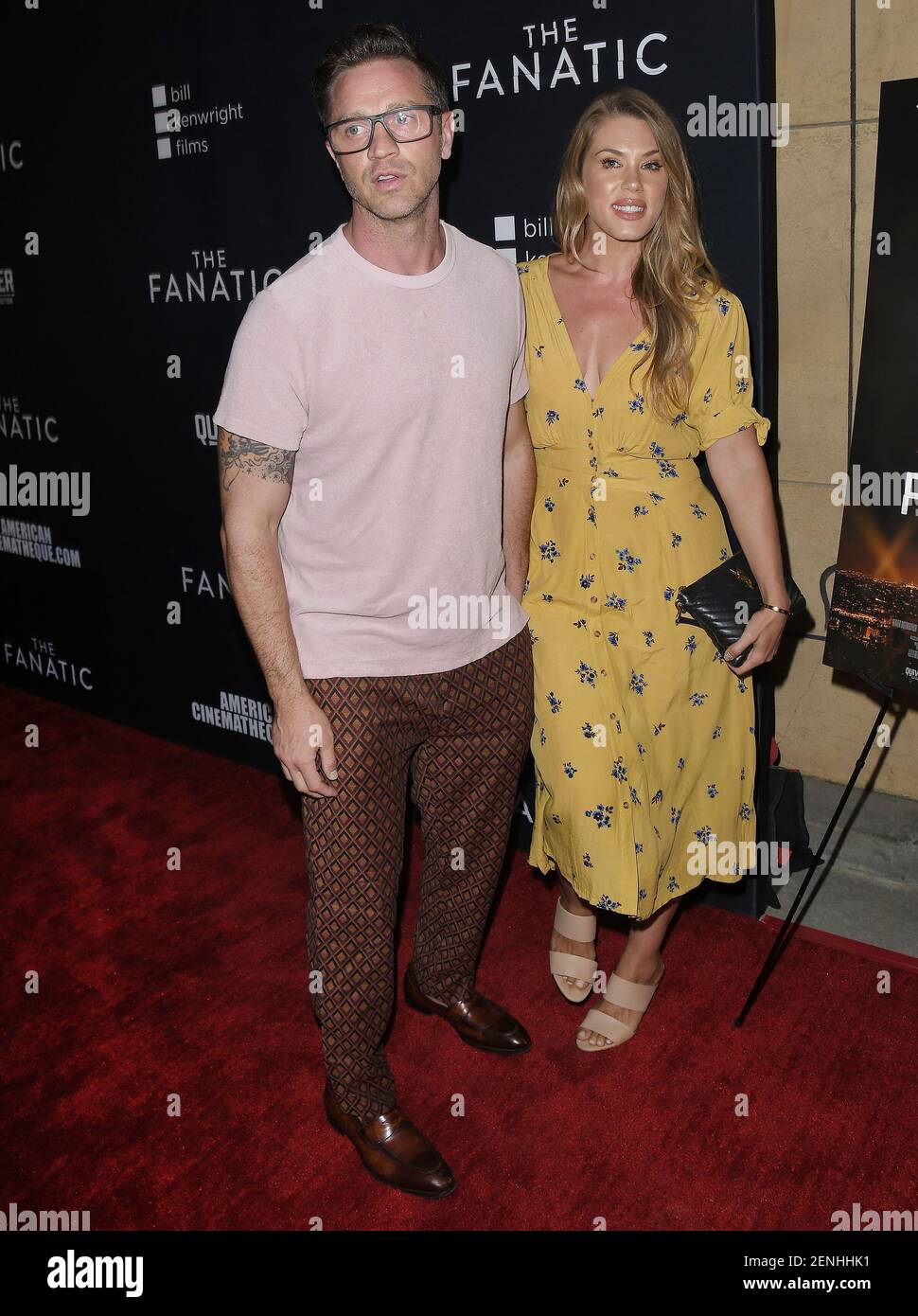 L-R) Devon Sawa and Dawni Sahanovitch at THE FANATIC Los Angeles Premiere  held at the Egyptian Theatre in Hollywood, CA on Thursday, August 22, 2019.  (Photo By Sthanlee B. Mirador/Sipa USA Stock