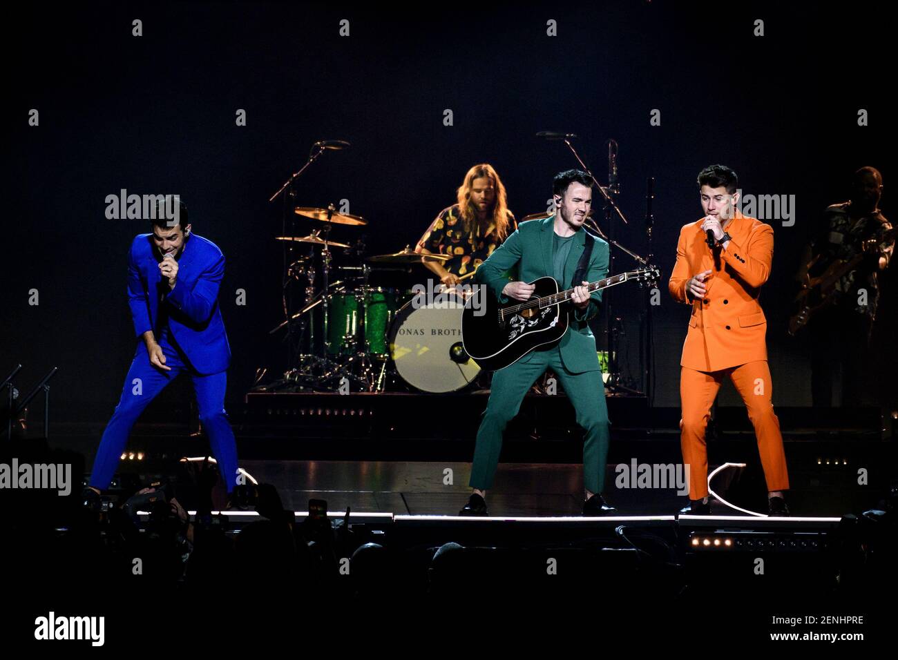 Kevin Jonas Joe Jonas and Nick Jonas members of the American pop rock