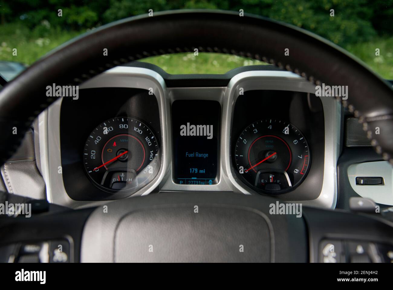 Chevrolet Camaro dashboard Stock Photo - Alamy