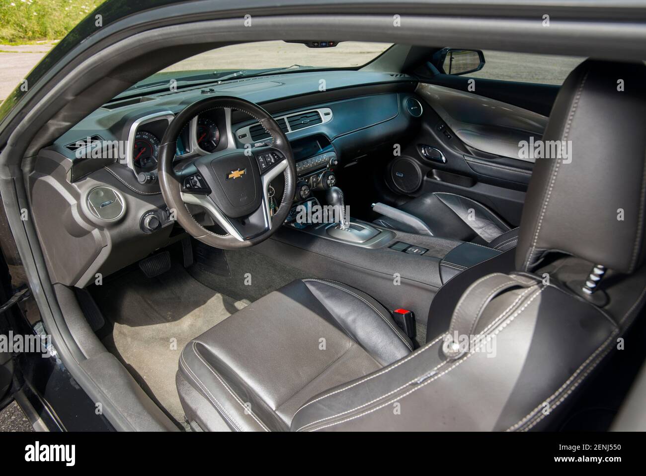 Chevrolet Camaro dashboard Stock Photo