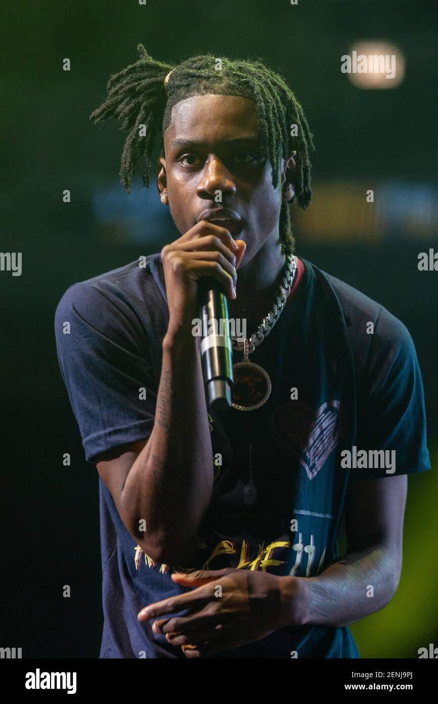 Polo G (Taurus Tremani Bartlett) during the WGCI Summer Jam at Wintrust