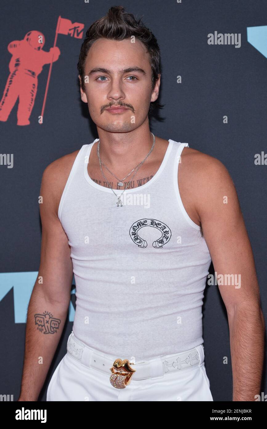 Brandon Thomas Lee arriving on the red carpet at the 2019 MTV Video